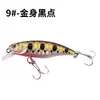 Atacado 7,5cm Mino embutido esfera de aço ruído ABS isca dura isca artificial isca Luya água flutuante Isca para Robalo Peixe Mandarim