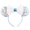 Acessórios de cabelo novos para feriados transfronteiriços lantejoula laço faixa de cabelo feminina Halloween vestido faixa de cabelo infantil faixa de cabelo acessórios de cabelo