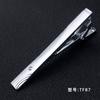 Presilha de Gravata de Metal Yiwu Entrega Fábrica Pronta Entrega Transfronteiriça Mais Vendida Prata Terno Formal Negócios Terno Masculino