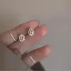 Brincos de Pérola com Laço Fosco Estilo Doce e Gentil para Mulheres Prata Esterlina S925 Luxo Acessível Versátil Elegante Brincos Atacado