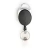 Em Estoque Armação de Liga de Zinco Fivela de Puxar Fácil Metal Oval Puxador de Chaveiro Outdoor de Puxar Fácil Fivela Retrátil