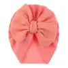 Sombreros de Bebé Simples de Otoño e Invierno Europeos y Americanos Sombreros Indios Sombreros de Pulóver Tejidos Sombreros de Niños con Lazo Sombreros de Bebé