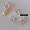 Lz Novos Acessórios para Nail Art Laço Zircônia Super Brilhante de Alta Qualidade Decoração de Unha Laço de Fita Acessórios de Unha Vestíveis