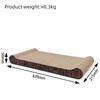 Venta al por mayor Popular Dropshipping Resistente a los arañazos, Resistente al desgaste, a prueba de humedad Papel corrugado 420 Grano de madera profundo Cojín de hueso pequeño Tabla pata de gato