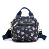 Bolsa de Ombro Oxford Bolsa Crossbody Mochila Feminina Floral Bolsa Feminina de Meia Idade e Idosa Bolsa de Ombro Bolsa de Mãe Casual Fashion