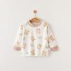 Body Bebê Algodão Puro Classe A Casual Primavera e Outono Novo Base Roupas de Outono para Meninos e Meninas Roupas de Bebê Roupas Infantis Anyang