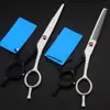 Tijeras de Peluquería de 5.5 pulgadas, Coloridas, Lacadas, Forma de A, Tijeras Rectas, Tijeras Entresacadoras, Tijeras para Flequillo