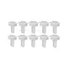 Adequado para Clipes de Fixação de Painel de Acabamento de Porta Ford Plástico Branco Nylon Clipes de Painel de Acabamento de Porta Clipes de Fixação Decorativos de Plástico