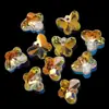 Amazon Nuevo Vidrio de Cristal 14mm Colgante Mariposa Colgante Pendientes Coloridos Collar diy Accesorios Hechos a Mano