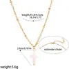 Colar com Cruz de Aço Inoxidável 316 Ouro 18K Estilo Europeu Americano Pingente de Concha Natural Corrente para Clavícula À Prova de Suor Colorfast