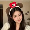 Lindos accesorios de diadema de alta gama para niños, antideslizantes, diseñados para frentes altas, diademas de moda para niñas, diademas de dibujos animados, adornos para el cabello