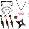 Mercancía de Anime de Ninja en Stock: Combo de Arma, Guantes y Cinta para la Cabeza, Combo de Set de Máscaras Ninja Kakashi