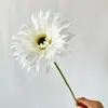 Flores artificiales gerbera margarita de nuevo producto transfronterizo decoración de sala de estar arreglo floral accesorios para fotografía flores falsas decorativas fabricante venta al por mayor