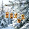 Calendario de Adviento Navideño Temático de Mascotas 2026 Caja Sorpresa Caja de Regalo para Amantes de los Perros Adorno para Árbol de Navidad