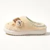 Pantuflas de Algodón para Otoño e Invierno Antideslizantes de Moda para Pareja Hombres y Mujeres de Interior para el Hogar Cálidas Silenciosas Duraderas con Forro de Felpa