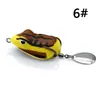 Señuelo de Rana Transfronterizo 4cm/6.5g Cebo Blando con Lentejuelas, Señuelo Realista para Pesca de Rana, Mini Cebo Artificial