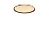 Luz de techo minimalista de espectro completo para estudio con protección ocular, estilo antiguo vintage, color nogal, veta de madera, luz para dormitorio principal