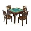 Mesa de comedor china moderna y sencilla de madera maciza, mesa de mahjong de doble uso, una mesa y cuatro sillas, mesa cuadrada, muebles para sala de estar, fabricantes al por mayor