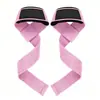 Mkas Straps de Pulso para Levantamento de Peso, Straps com Assistência de Potência, Straps de Aderência, Faixas de Resistência para Fitness, Barras de Pull-Up, Straps de Compressão Antiderrapantes para Assistência com Halteres