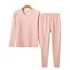 Conjunto de Ropa Interior Térmica de Artemisa, Tops y Pantalones Térmicos Ajustados para Invierno, Capa Base para Mujer, Engrosado para Hombre, Adecuado para Ropa Exterior