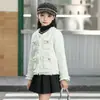 Jaqueta Estilo Francês para Meninas Pequenas Primavera e Outono 2026 Nova Chegada Jaqueta de Outono para Meninas Grandes Cor Sólida Jaqueta Francesa Top de Moda Infantil