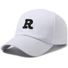 Gorra de Béisbol para Hombre Primavera y Otoño Estilo Coreano Letra Cabeza Grande Top Duro Otoño Protección Solar y Parasol Gorra de Pareja Simple Personalizada
