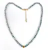 Collar Metálico con Perlas en Forma de Corazón y Cristal Rojo, Diseño de Nicho, Collar de Perlas en Forma de Corazón para la Clavícula con un Ambiente Elegante