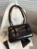 Bolso de Mujer 2025 Nuevo Bandolera de Hombro Bolso Cuadrado Pequeño Popular en Internet Coreano Bolso Sobaco Estilo Occidental Retro Bolso General Combinable