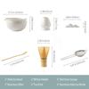 Cuenco de cerámica para matcha, juego de té matcha de estilo japonés, cepillo de bambú para matcha, accesorios para la ceremonia del té de la dinastía Song Baiben Li