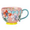 Taza de cerámica para invitados europea y americana, personalizada, pintada a mano, creativa, de alto valor, para desayuno, leche, gran capacidad
