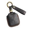 Funda retro para llave es adecuada para krypton 001/007 coche costura pura a mano cuero genuino bolsa de protección para llave hebilla