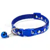 Collar Multicolor Estampado para Perro Perro Pequeño Gato Accesorios con Cascabel Collar Antiperdida Collar para Gato