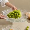 Turquia ARDACAM Prato de Frutas de Vidro Doméstico Sala de Estar Transparente Prato de Frutas e Lanches Tigela para Salah Prato Multifuncional