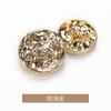 Irregular Côncavo Metal Moda Exquisito Lã Roupas Terno Casaco Casaco Casaco Casaco Casaco Botão Botão Botão Botão Botão
