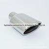 Venda quente garganta da cauda do carro / silenciador universal tubo de escape oval modificado 304 parafuso plano de aço inoxidável