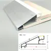 Delgado como el Ala de una Cigarra, Canaleta para Luminaria de Techo Suspendido con Perfil de Borde Biselado, Iluminación de Pared Lineal con Arco de Luz para Sala de Estar