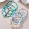 Pulsera de Perlas Transfronteriza Europea y Americana para Niños Estrella de Mar Viento Océano Aleación Pulsera de Princesa Pulsera de Estudiante Joyería para Niñas
