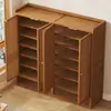 Zapatero simple para entrada, zapatero de gran capacidad para guardar zapatos, a prueba de polvo, con capacidad para 40 pares de zapatos, nuevo modelo de mueble para entrada