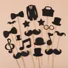 Decoración para Pastel de Cumpleaños de Dios Padre Jefe Negro Enchufe Traje Barba Corbata de Lazo Traje con Lazo Adornos