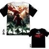 Ataque de Nuevos Productos Transfronterizos Camiseta Corta con Estampado de Animación 3D Gigante Alas de la Libertad Ropa de Animación Camiseta de Manga Corta de Dibujos Animados