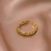 Anel para Mulheres, Luxo Leve, High-End, Nicho, Anel com Pigmento que Não Desbota, Abertura de Zircônia, Joia de Mão Exagerada, Atacado