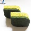 La esponja de limpieza de pulpa de madera y algodón es transpirable, fácil de limpiar, tiene buena descontaminación, absorción de aceite, absorción de agua, es suave, delicada y tiene buena resistencia.