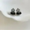 Nuevos Pendientes de Calabaza de Zirconia Moda Nicho Pendientes de Alta Gama Lujo Ligero Personalidad Temperamento Pendientes Sencillos Al por Mayor Mujer