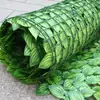 Pared de Planta Artificial Valla de Hojas Verdes Decoración Plantas Verdes Tubo de Escalera Techo de Balcón Cubierta para Barandilla de Valla de Patio