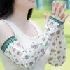 Manga de Gelo Respirável Anti-Cabelo Fresca Manga Protetora Solar Pequena Verão Protetor Solar Manga de Seda Gelada Manga UV Protetor Solar