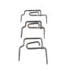 Fundición de precisión 12 mm 14 mm barra de acero clip grande para ladrillos clip pequeño para ladrillos herramienta de manipulación de ladrillos tamaño punta de azada pinza de pelo por lotes 5 ladrillos