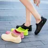 Zapatos impermeables para las cuatro estaciones de importación nuevos para mujer, botas de lluvia de caña baja para estudiante, trabajo en cocina, antideslizantes, de boca poco profunda, botas cortas de agua