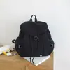 Mochila Casual de Nailon Impermeable de Gran Capacidad con Cierre de Cordón para Mujer 2025 Nueva Ligera Versátil Simple para Exteriores