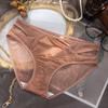 Ropa interior francesa de alta calidad semitransparente con borde de encaje importante calada para mujer, transpirable, cómoda, sexy, bragas de entrepierna para mujer
