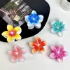Pinza para el Cabello de Flor de Huevo Yi Mengling para Mujer, Pinza Tiburón Mediana para el Cabello Semi-Recogido de Verano en la Parte Posterior de la Cabeza, Accesorio para el Cabello